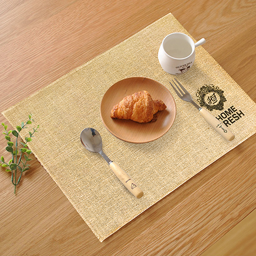 100% Jute Burlap Placemats Rustic Tablemats Look Luxuries for Christmas,Holidays , Weddings, BBQ's, Coffee Maker Mat, Parties &Everyday Use (Set of 4)