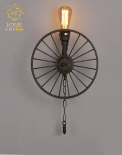 Iron retro wall light antique loft water pipe wall sconce restaurant decorative